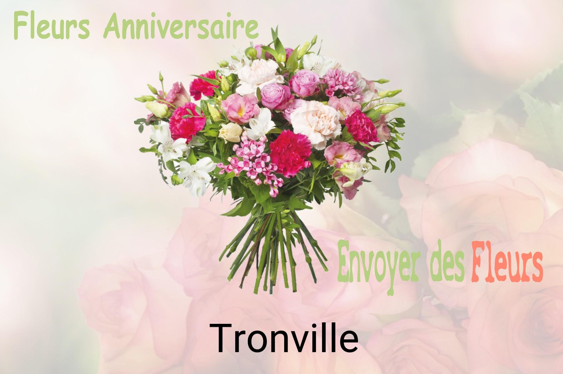 Bouquet de fleurs d’anniversaire livré à Tronville