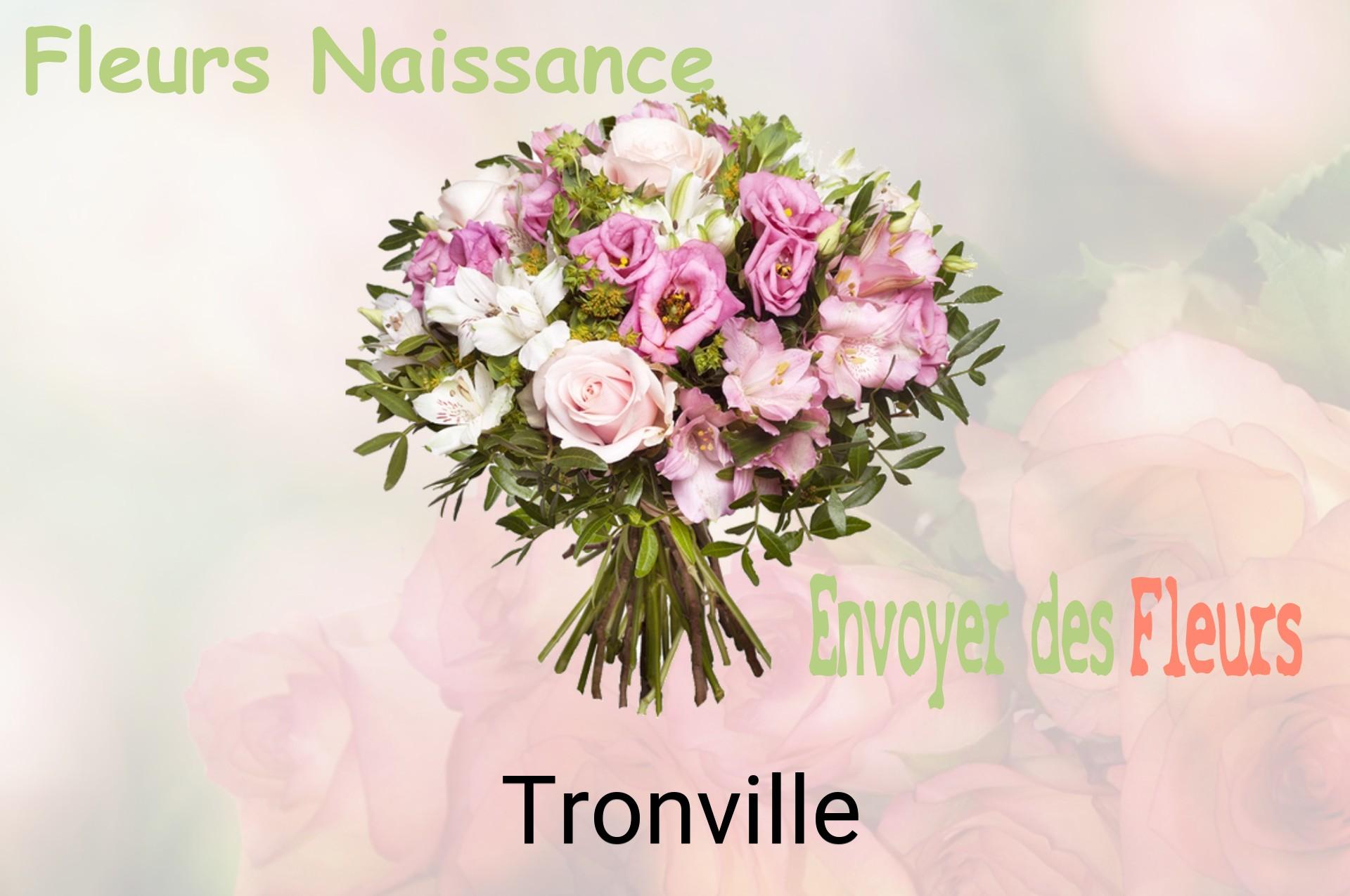 Bouquet de fleurs de naissance livré à Tronville